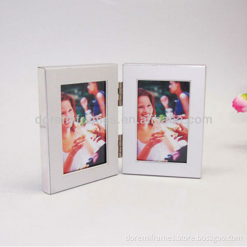 high quality aluminum double photo frame